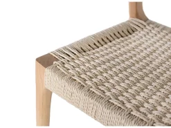 Conjunto de 2 espreguiçadeiras em bois d'hévéa