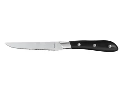 Conjunto de 4 facas de carne Achille Noir Amefa 11cm - Coleção Autêntica e Resistente