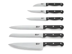 Conjunto de 6 facas de cozinha Artisan - Design clássico em aço inoxidável