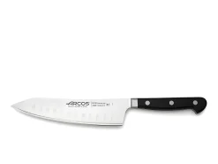 Conjunto de 3 Facas de Cozinha Arcos Série Ópera Lâminas em Aço Inoxidável NITRUM® 100-140-180 mm Cabos em Polipropileno Preto