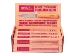 Conjunto de 2 facas de cozinha Opinel N°112 em Madeira de Faia e Aço Inoxidável