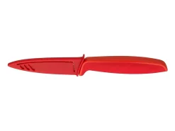 Conjunto de 2 facas WMF Touch vermelhas, aço inoxidável 18/10, faca de chef 13 cm e universal 9 cm, cabos ergonômicos