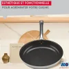 Conjunto de 3 Frigideiras Inox 18/10 ELODUR® Profi Therm Platinum Ø24-28-32 cm Sem PFAS Para Todos os Fogões Indução