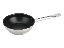 Conjunto de 3 frigideiras BAUMALU Gastronomie em aço inoxidável - 20 / 24 / 28 cm