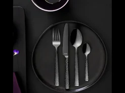 Conjunto de 6 Garfos de Bolo Preto Fosco Felicity - Aço Inoxidável - Coleção Martelada