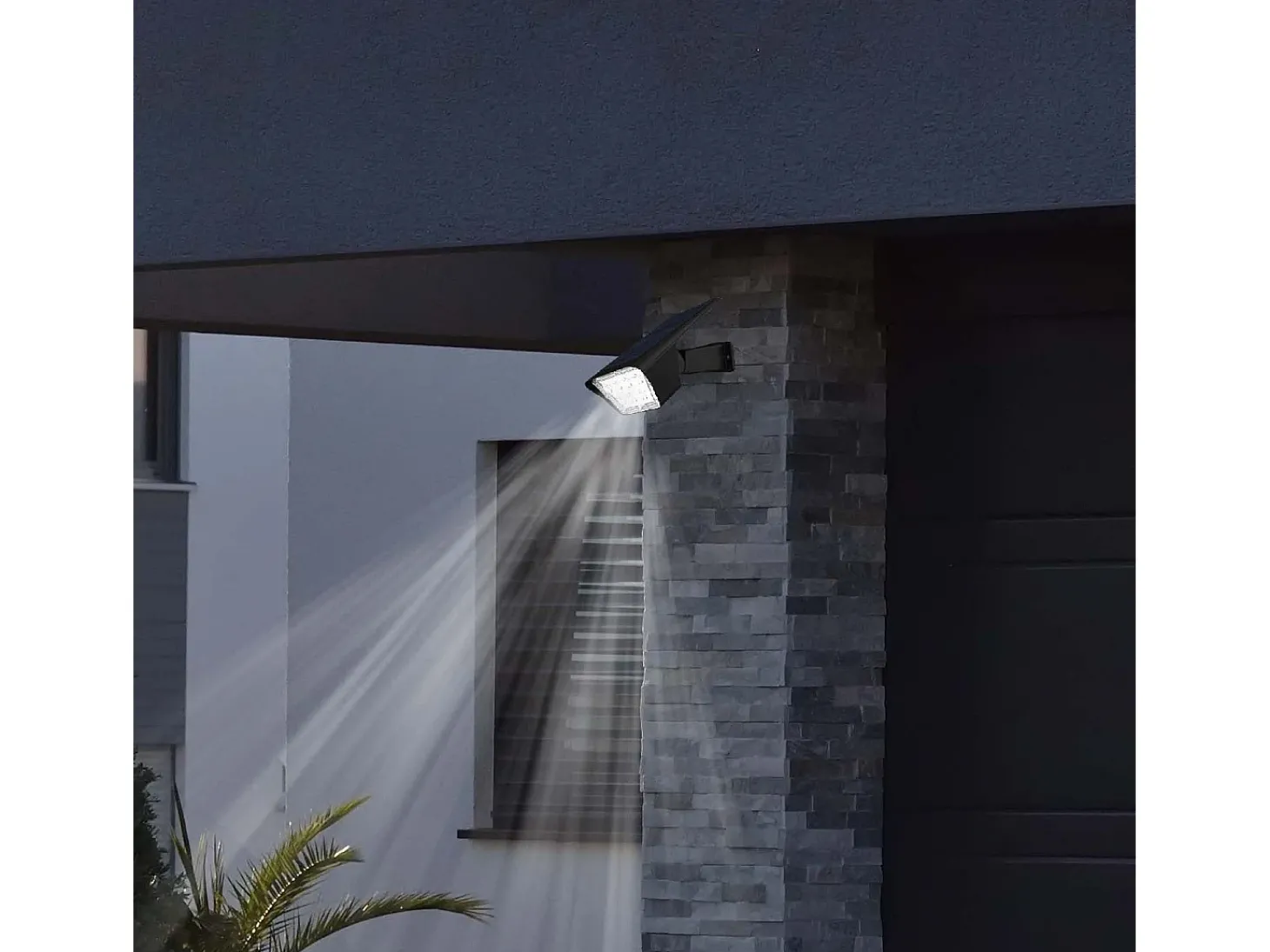 Conjunto de 2 holofotes solares 250LM CURTIS