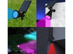 Conjunto de 2 holofotes solares 200LM SPIKY