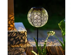 Conjunto de 2 luminárias solares de jardim. H45CM AGADIR