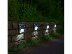 Conjunto de 2 luminárias solares de parede H10CM WALLY