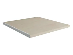 Conjunto de 2 mesinhas de cabeceira haaus Leco, 1 gaveta, Branco/Azul, 40 x 35 x 40 cm