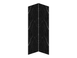 Conjunto de 2 painéis de parede chuveiro alumínio efeito mármore 2x L90 x A210 cm ENEKO