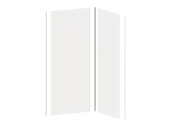 Conjunto de 2 painéis de parede de casa de banho com perfis incluídos - 2x L. 90 x A. 210 cm