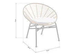 Conjunto de 4 poltronas Talma