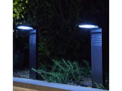 Conjunto de 2 postes solares H41CM OSTRY