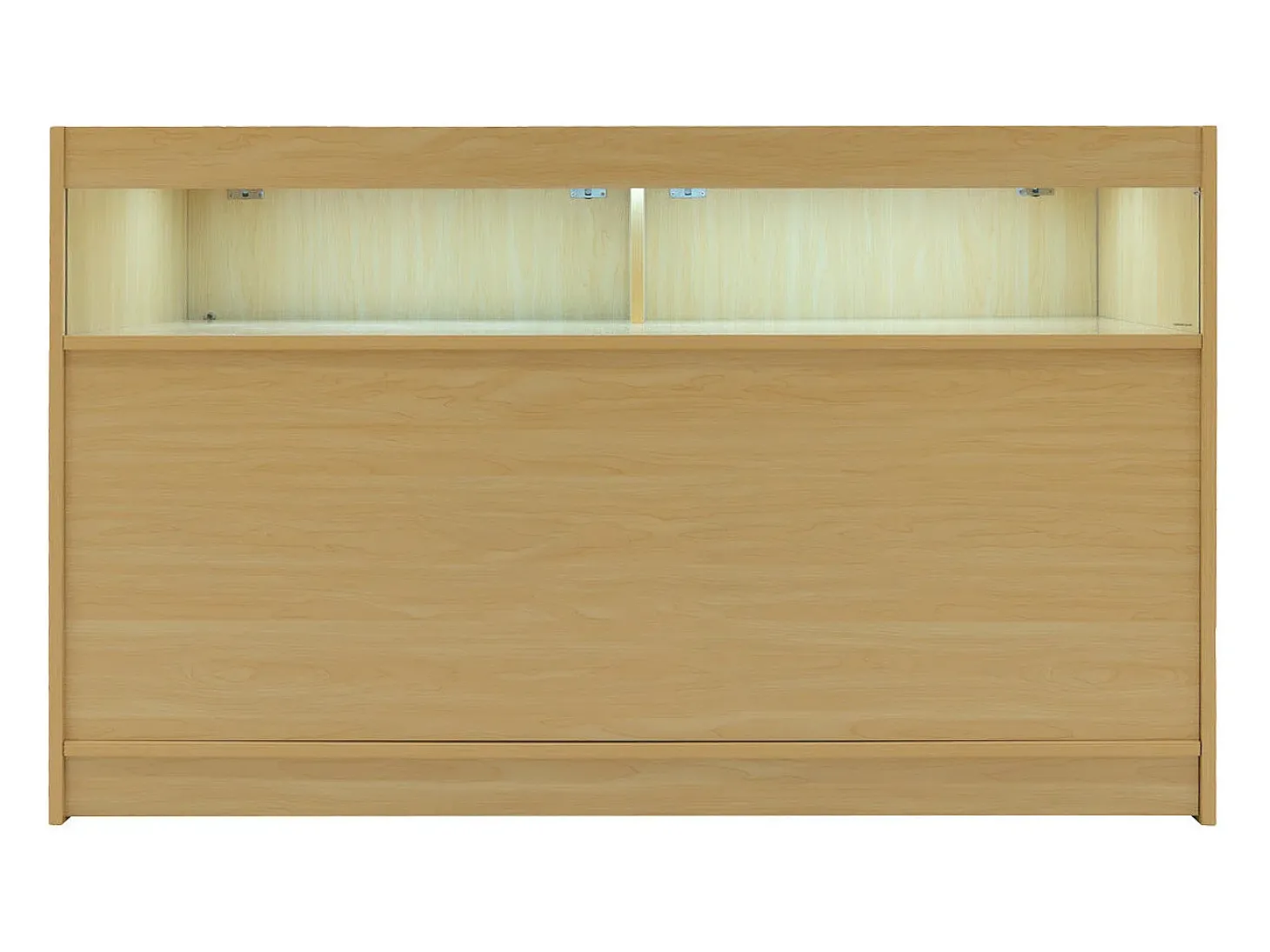 Conjunto de Balcões Comerciais com Luz LED "THESEUS" LM60+ 2x B1500 – cor Maple