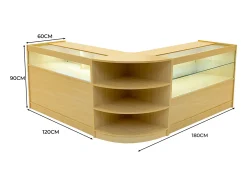 Conjunto de BalcÃµes Comerciais com Luz LED 