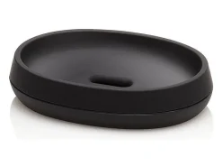 Conjunto de banho de 4 peças preto/cobre TRENDY