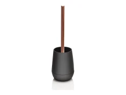 Conjunto de banho de 4 peças preto/cobre TRENDY