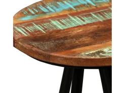 Conjunto de bar 3 pcs madeira recuperada maciça