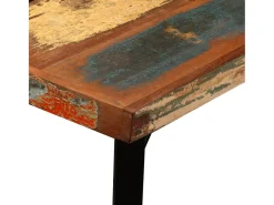 Conjunto de bar 7 pcs madeira recuperada maciça