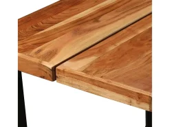 Conjunto de bar 7 pcs madeiras de acácia maciça e recuperada
