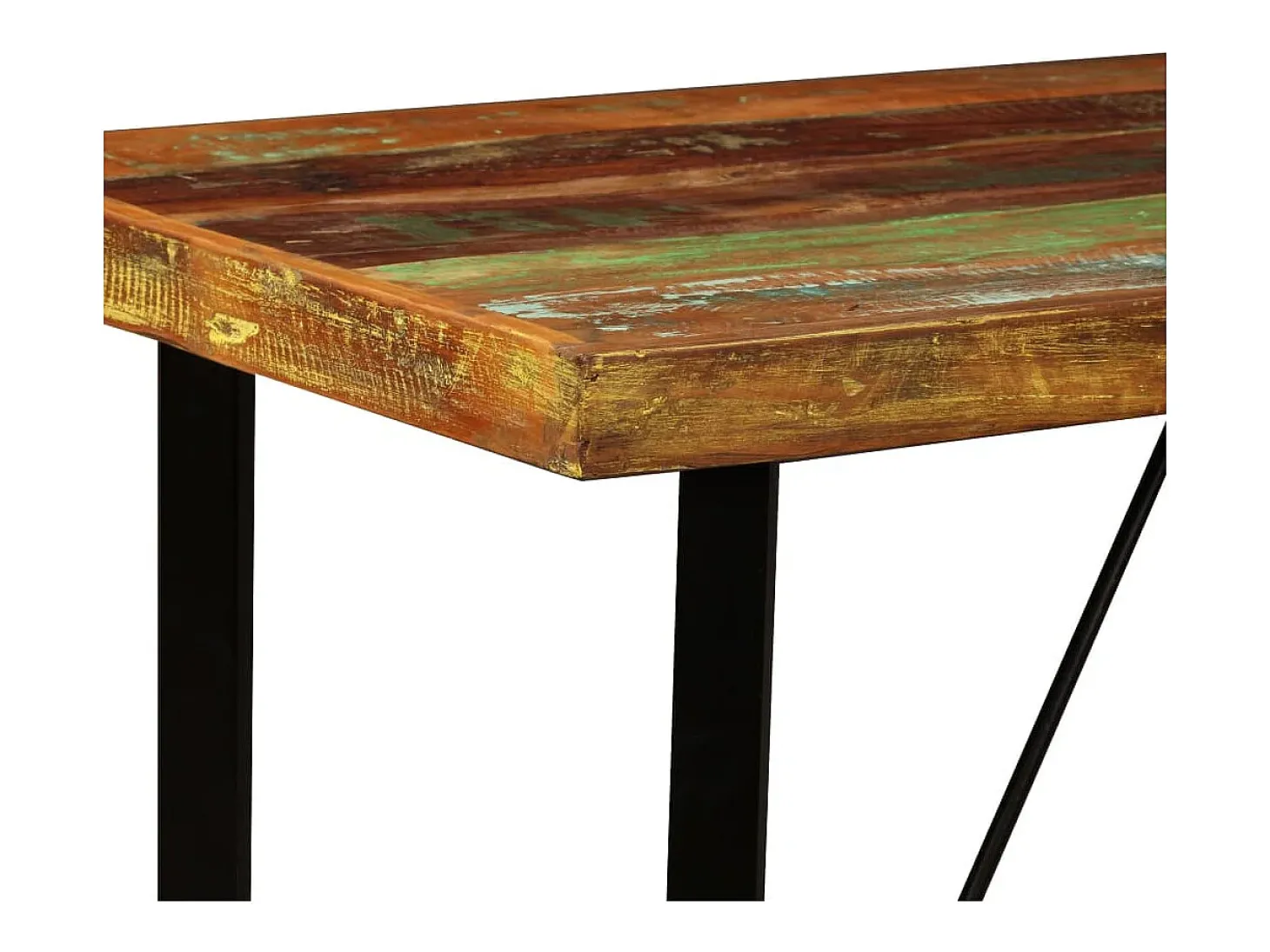 Conjunto de bar 5 pcs madeira recuperada maciça