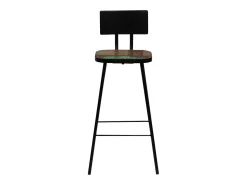 Conjunto de bar 5 pcs madeira recuperada maciça multicor