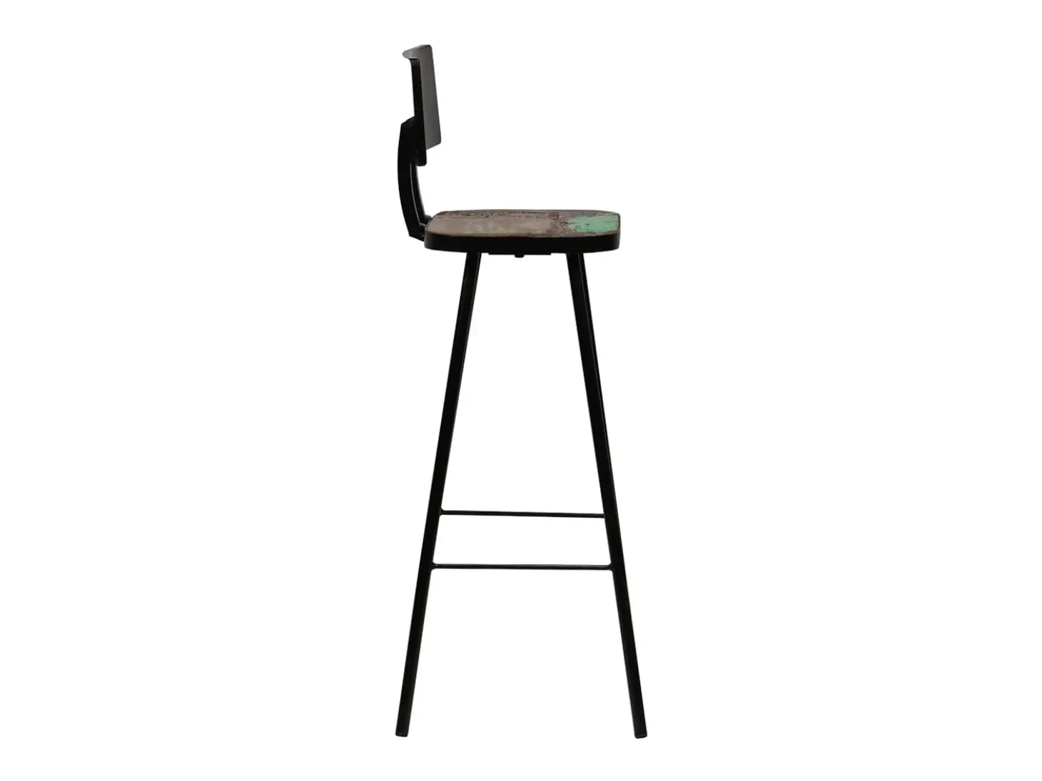 Conjunto de bar 5 pcs madeira recuperada maciça multicor