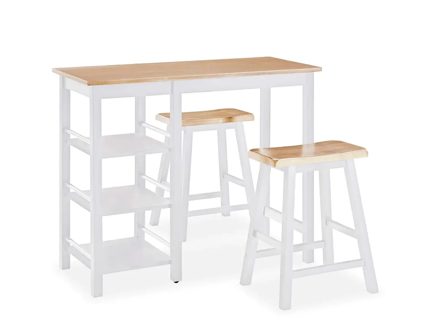 Conjunto de bar 3 pcs MDF branco