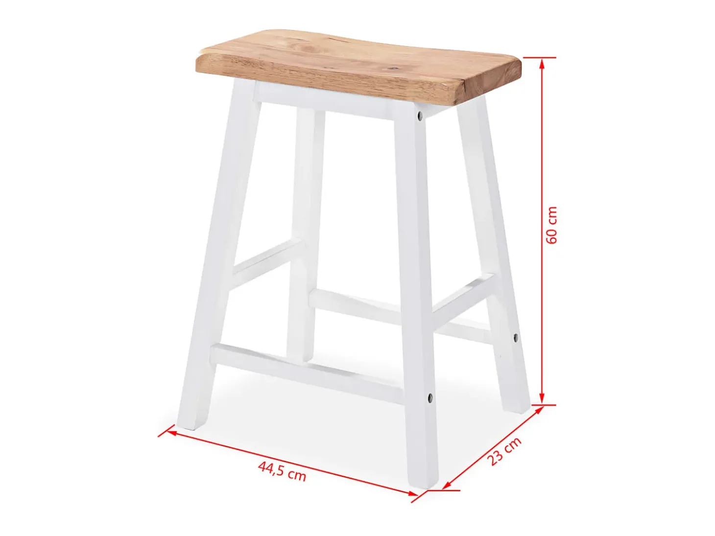 Conjunto de bar 3 pcs MDF branco