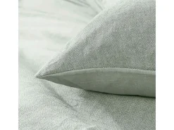 Conjunto de Cama 3 Peças "Meline" 100% Algodão 240x220cm Sálvia