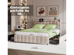 Conjunto de cama de 3 peças, incluindo 2 fronhas (80 x 80 cm), 1 lençol de baixo com elástico (160 x 200 cm) + 1 capa de edredom (155 x 220 cm), verde, poliéster.