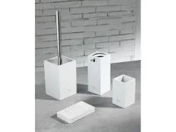 Conjunto de casa de banho DOHA 4 peças branco