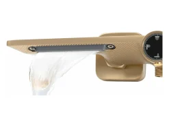 Conjunto De Chuveiro Cromado Rea Helix Brush Gold