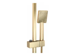 Conjunto De Chuveiro Cromado Rea Jack Brush Gold