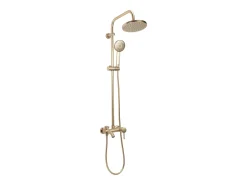 Conjunto De Chuveiro Cromado Rea Luis Brush Gold