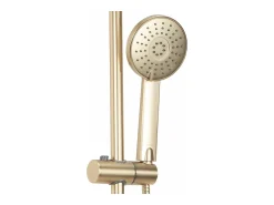 Conjunto De Chuveiro Cromado Rea Luis Brush Gold