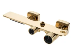 Conjunto De Chuveiro Cromado Rea Helix Gold