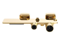 Conjunto De Chuveiro Cromado Rea Helix Gold