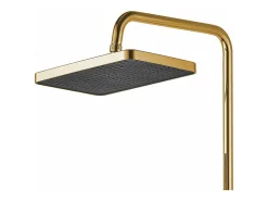 Conjunto De Chuveiro Cromado Rea Helix Gold