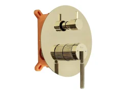 Conjunto De Chuveiro Rea Js-622711G Argon Gold