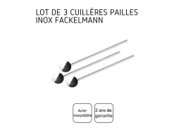 Conjunto de cocktail Fackelmann inox 750 ml com doseador dupla face 2/4 cl e 3 colheres-canudos 18 cm