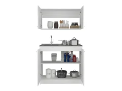 Conjunto de cozinha Zurich, com armário inferior e superior
