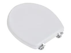 Conjunto de dois assentos sanitários com tampas de MDF branco 02_0002944