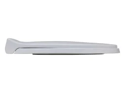 Conjunto de dois assentos sanitários com mecanismo de fechamento suave plástico branco 02_0002955