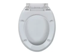 Conjunto de dois assentos sanitários com mecanismo de fechamento suave plástico branco 02_0002955