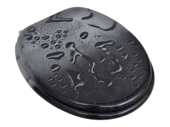 Conjunto de dois assentos sanitários com tampas em formato de gota em MDF 02_0002952