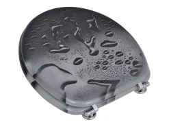 Conjunto de dois assentos sanitários com tampas em formato de gota em MDF 02_0002952
