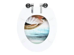 Conjunto de dois assentos sanitários em MDF com tampas de fechamento suave Shell 02_0002960