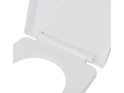 Conjunto de dois assentos sanitários com mecanismo de fechamento suave plástico branco 02_0002958